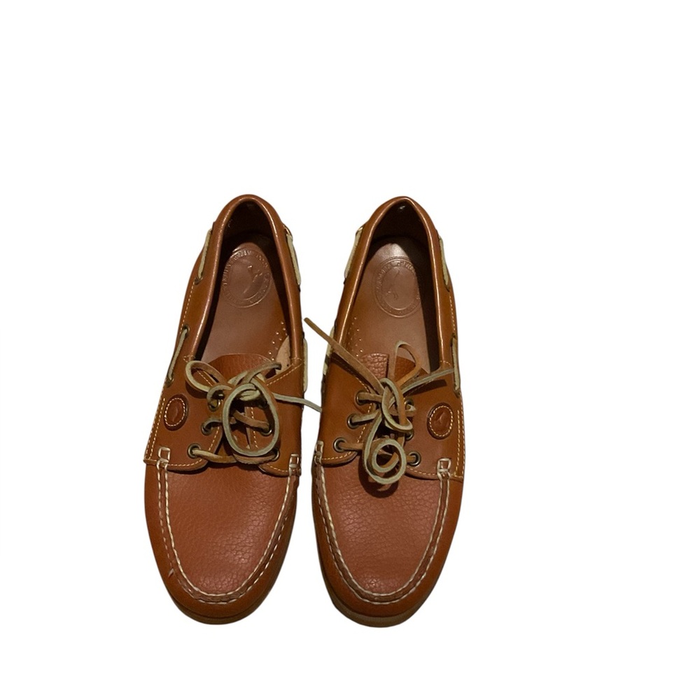 Dooney & Bourke Brown‎ Moccasin-Style Shoes with Metal Detail